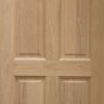 4 Vertical Raised Panel Cherry Door