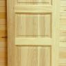 4 panel ash door horizontel unfinished 28x80
