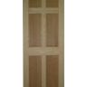 Custom 6 Raised Panel Door - 2 species (Ash on the outside Cherry in the panels)