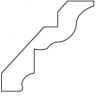 3/4"x 4" Crown Moulding